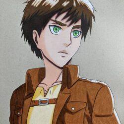 Eren Drawing Realistic Sketch