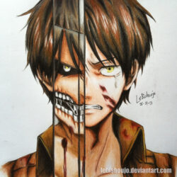 Eren Drawing Unique Art