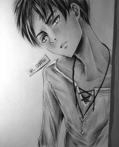 Eren Jaeger Anime, Humanity’s Survival, Titan Transformation, Revenge Quest, Freedom Struggle Drawing