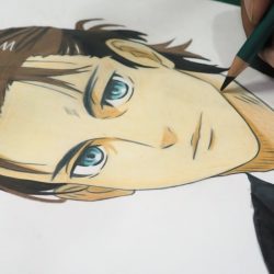 Eren Yeager Drawing Amazing Sketch