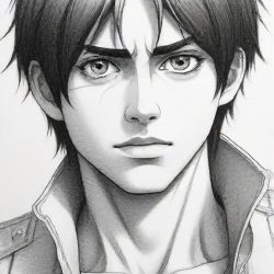 Eren Yeager Drawing Art Sketch Image