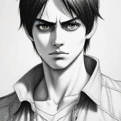 Eren Yeager Drawing Easy Sketch