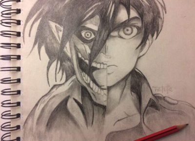 Eren, Resolve, Freedom, Revolution, Titan Drawing