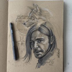 Ethan Chandler Drawing Stunning Sketch