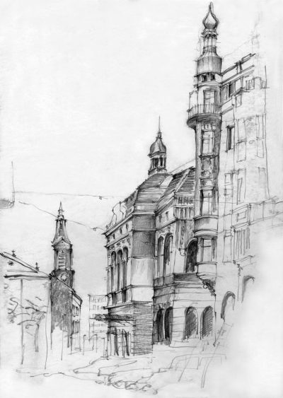 Europe, Culture, Diversity, Landscape, History Drawing