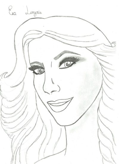 Eva Longoria, Director, Entrepreneur, Producer, Philanthropist, Actress Drawing