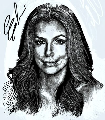 Eva Longoria, Director, Entrepreneur, Producer, Philanthropist, Actress Drawing