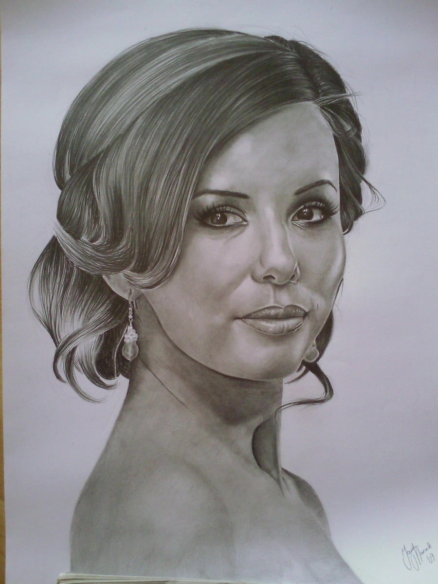 Eva Longoria Drawing Amazing Sketch