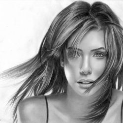 Eva Longoria Drawing Art