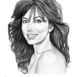 Eva Longoria Drawing Artistic Sketching