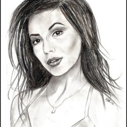 Eva Longoria Drawing Fine Art