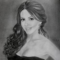 Eva Longoria Drawing Hand drawn Sketch