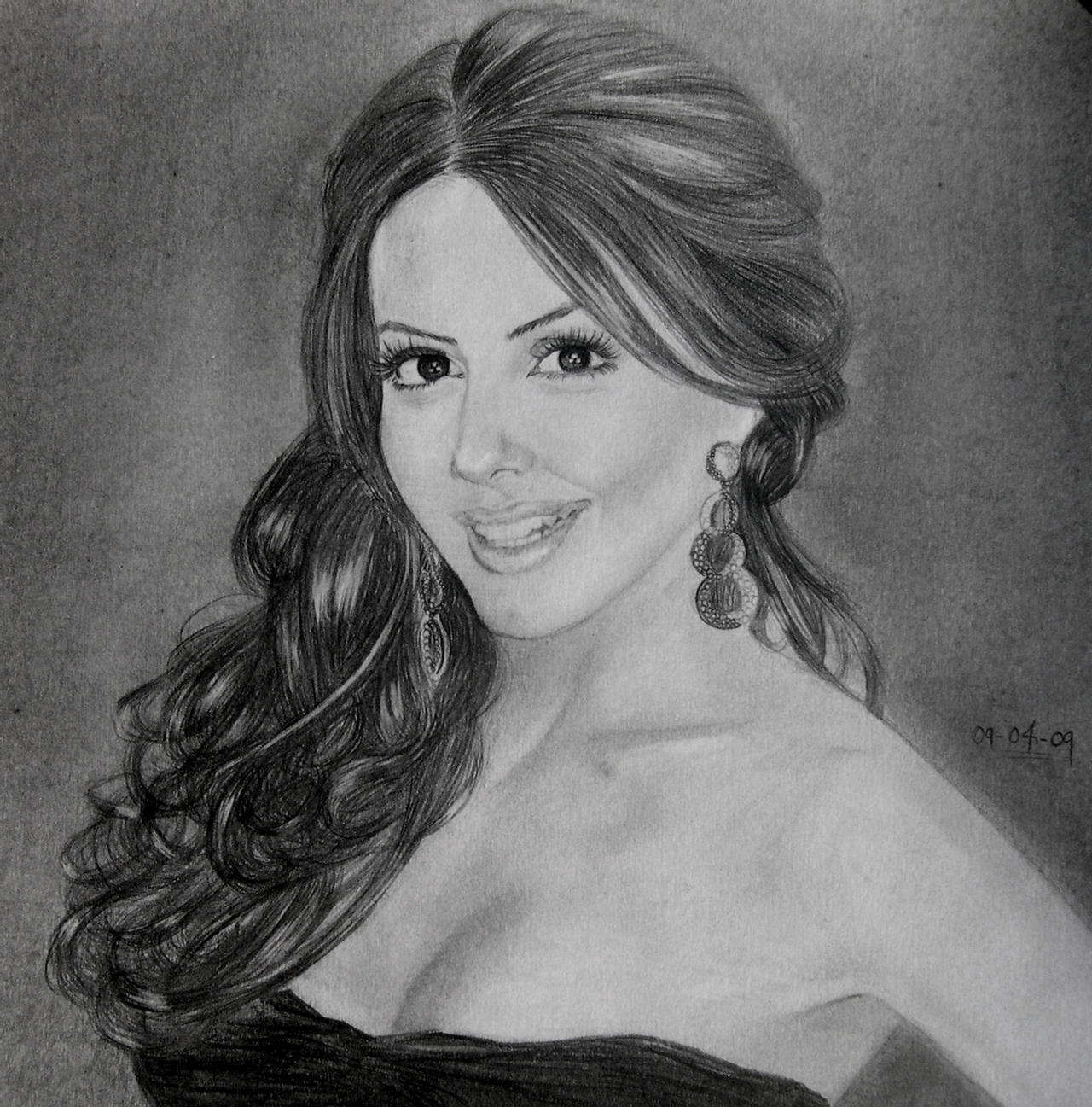 Eva Longoria Drawing Hand drawn Sketch