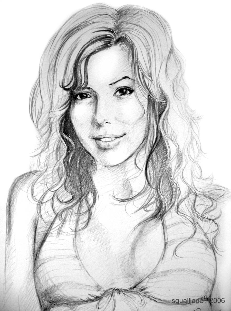 Eva Longoria Drawing Image