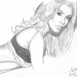 Eva Longoria Drawing Modern Sketch