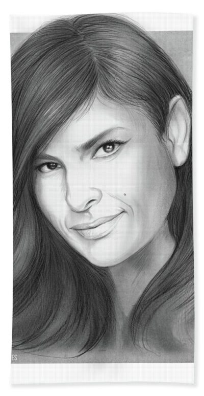 Eva Mendes, Philanthropist, Model, Fashion Designer, Actress Drawing