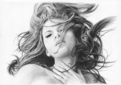 Eva Mendes, Actress, Fashion Designer, Model, Philanthropist Drawing