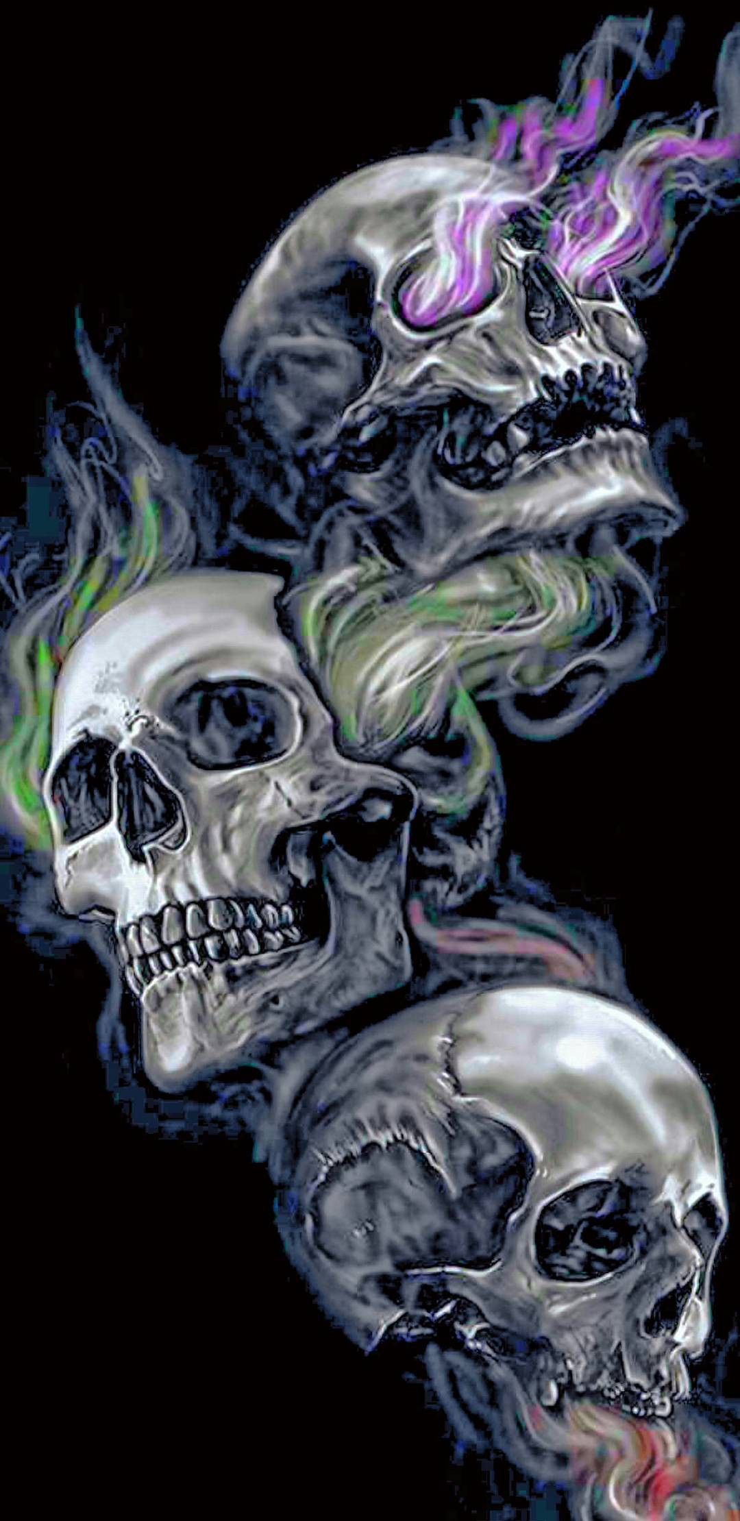 Evil Skull Drawing Fine Art