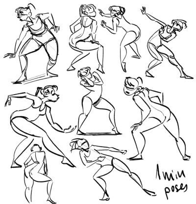 Fitness, Health, Exercise, Wellness, Strength Drawing