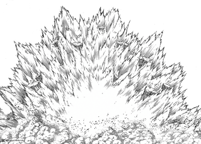 Explode, Unleash, Erupt, Burst, Detonate Drawing