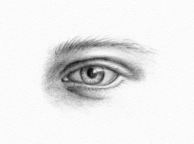 Eye, Gaze, Glance, Sight, Vision Drawing