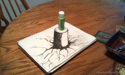 Eye Illusion, Visual Trickery, Perception Play, Optical Deception, Mind Bender Drawing