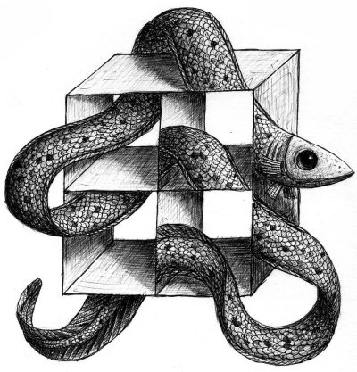 Eye Illusion, Visual Trickery, Mind-Bending, Optical Deception, Perceptual Art Drawing