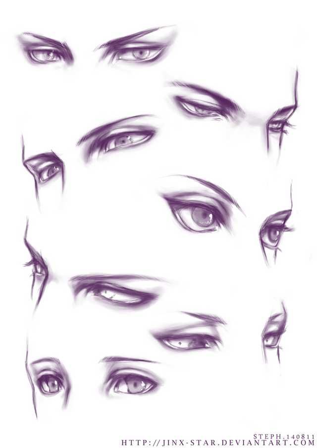 Eye Reference Drawing Hand Drawn