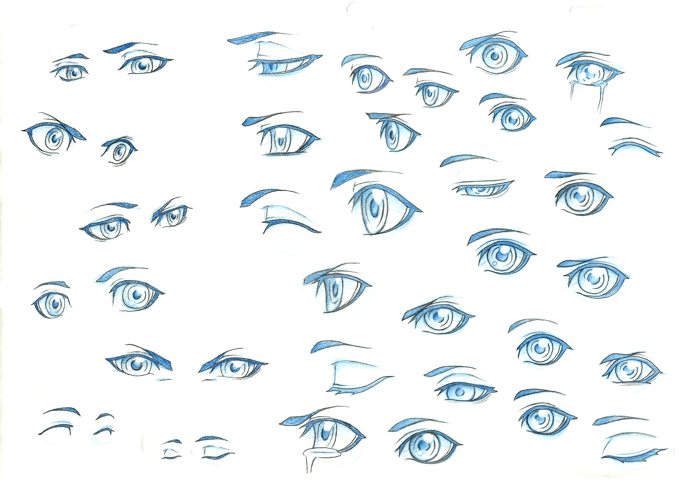 Eye Reference Drawing Stunning Sketch