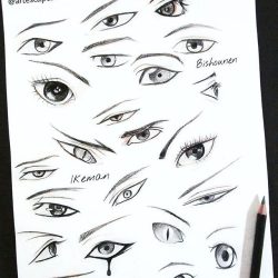 Eye Shapes Drawing Creative Style