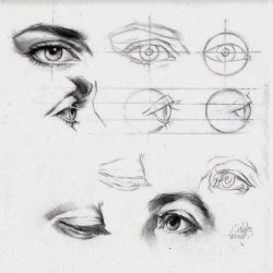 Eye Shapes Drawing Fine Art