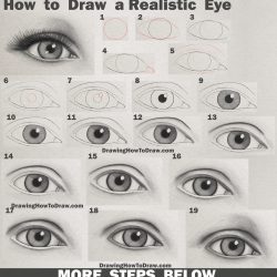 Eye Shapes Drawing Stunning Sketch