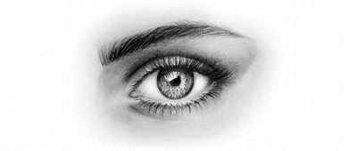 Eye, Focus, Gaze, Sight, Vision Drawing