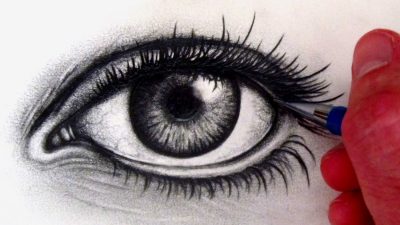 Eye, Glance, Perception, Focus, Vision Drawing