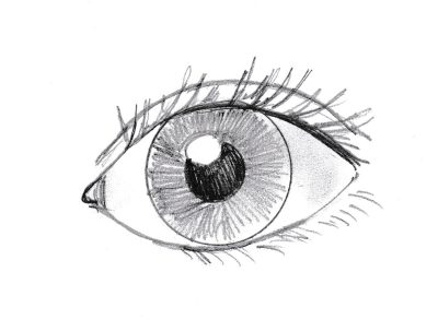 Eye Simple, Eye Comfort, Optical Ease, Vision Clarity, Sight Simplified Drawing