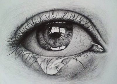 Eye Sketch, Artistic Representation, Optical, Eye Design, Vision Illustration Drawing