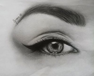 Eye, Glance, Perception, Focus, Vision Drawing