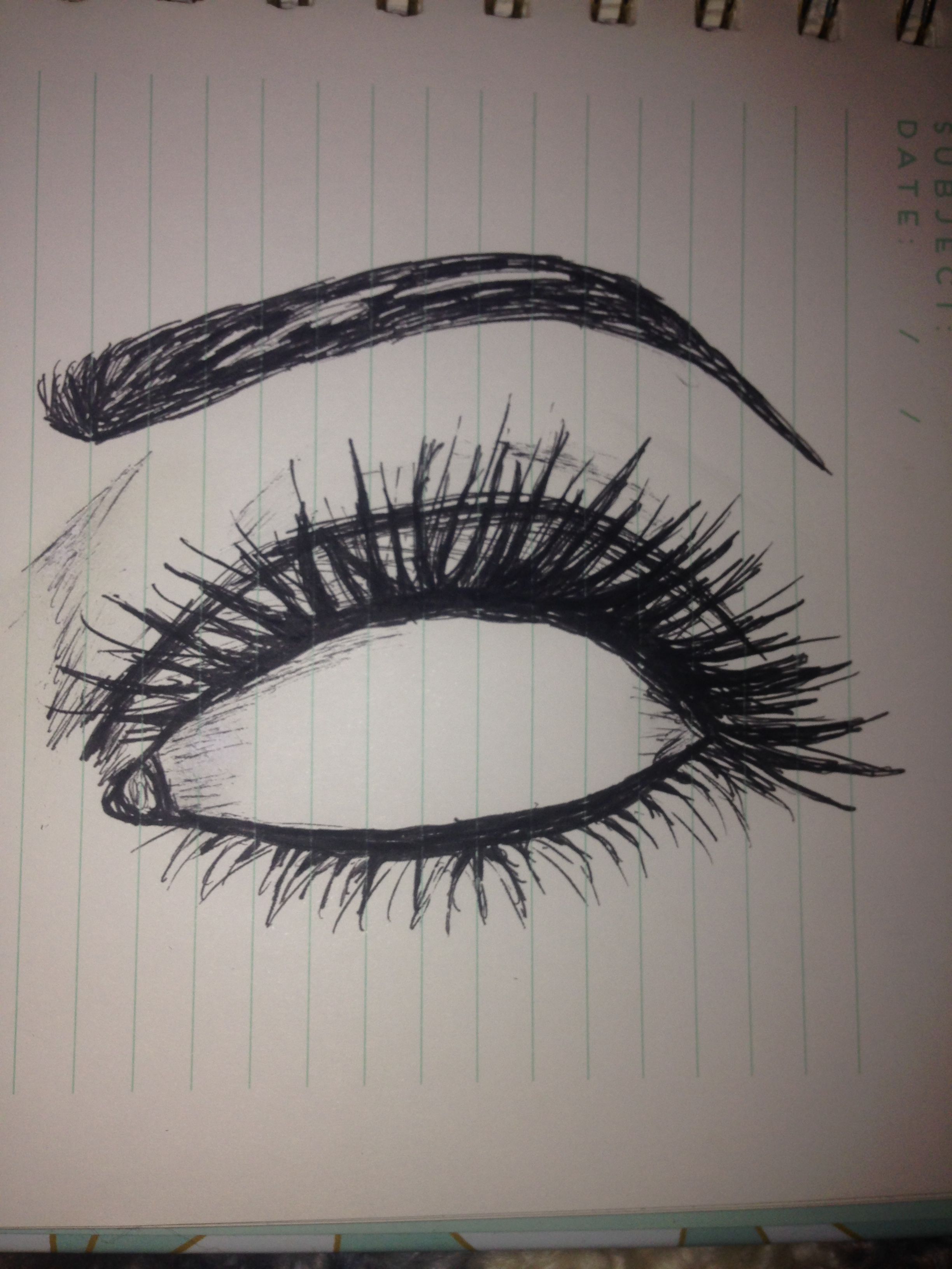 Eyeball Simple Drawing Hand drawn Sketch