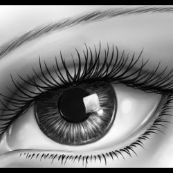 Eyeball Simple Drawing Stunning Sketch