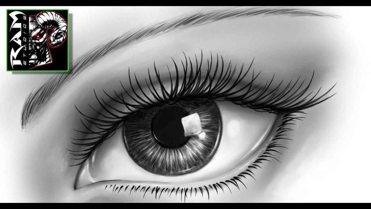 Eyeball Simple Drawing Stunning Sketch