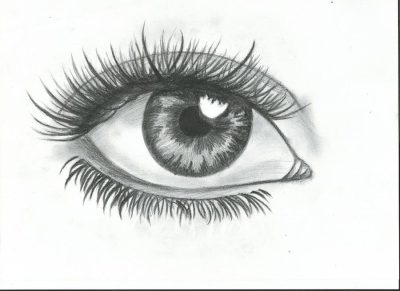 Eyeball, Pupil, Vision, Retina, Cornea Drawing