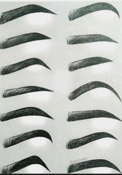 Eyebrow, Styling, Definition, Grooming, Shaping Drawing