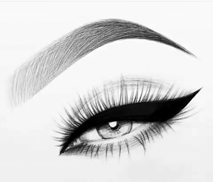 Eyelash Drawing Artistic Sketching