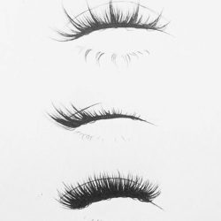 Eyelash Drawing Intricate Artwork