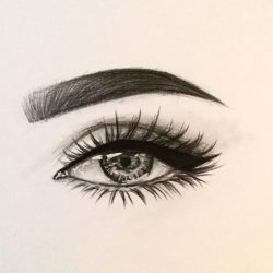 Eyelash Drawing Photo