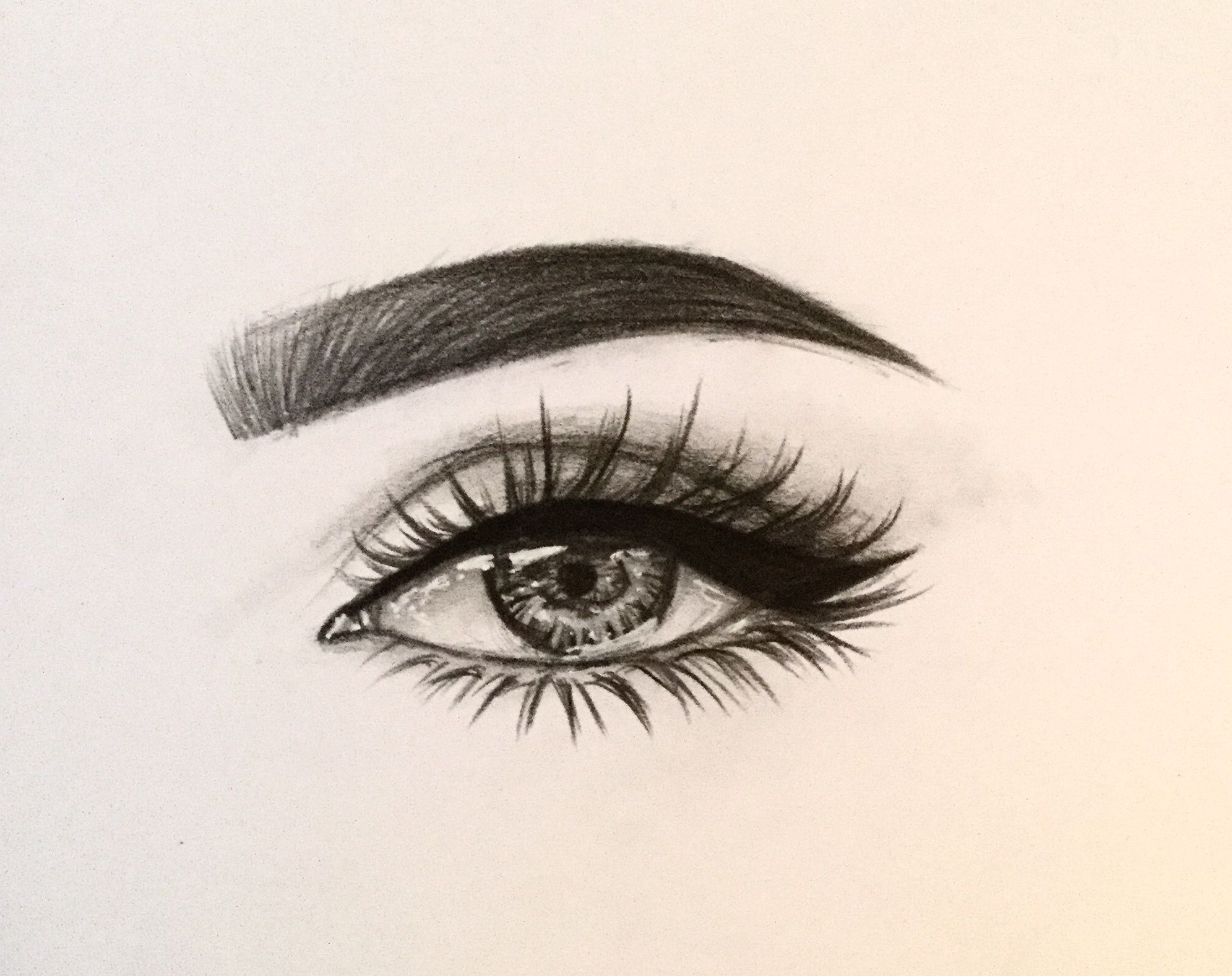 Eyelash Drawing Photo