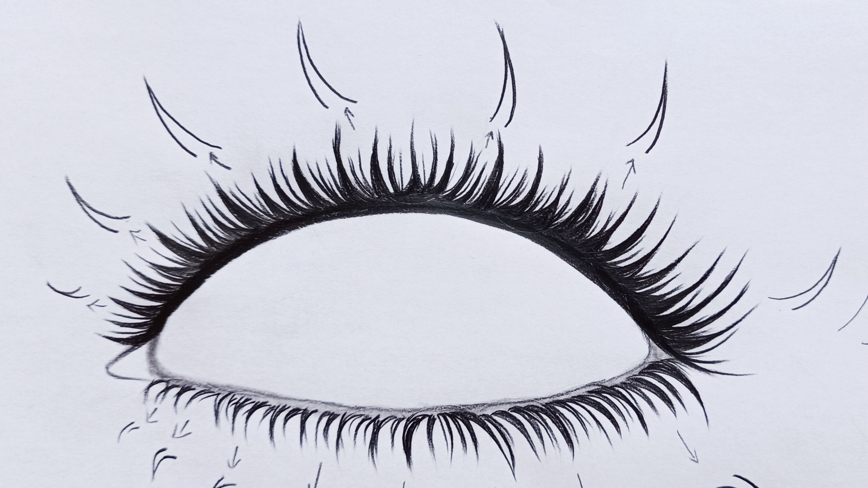 Eyelash Drawing Stunning Sketch