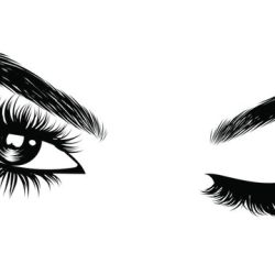 Eyelashes Drawing Creative Style