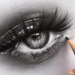 Eyelashes Drawing Stunning Sketch