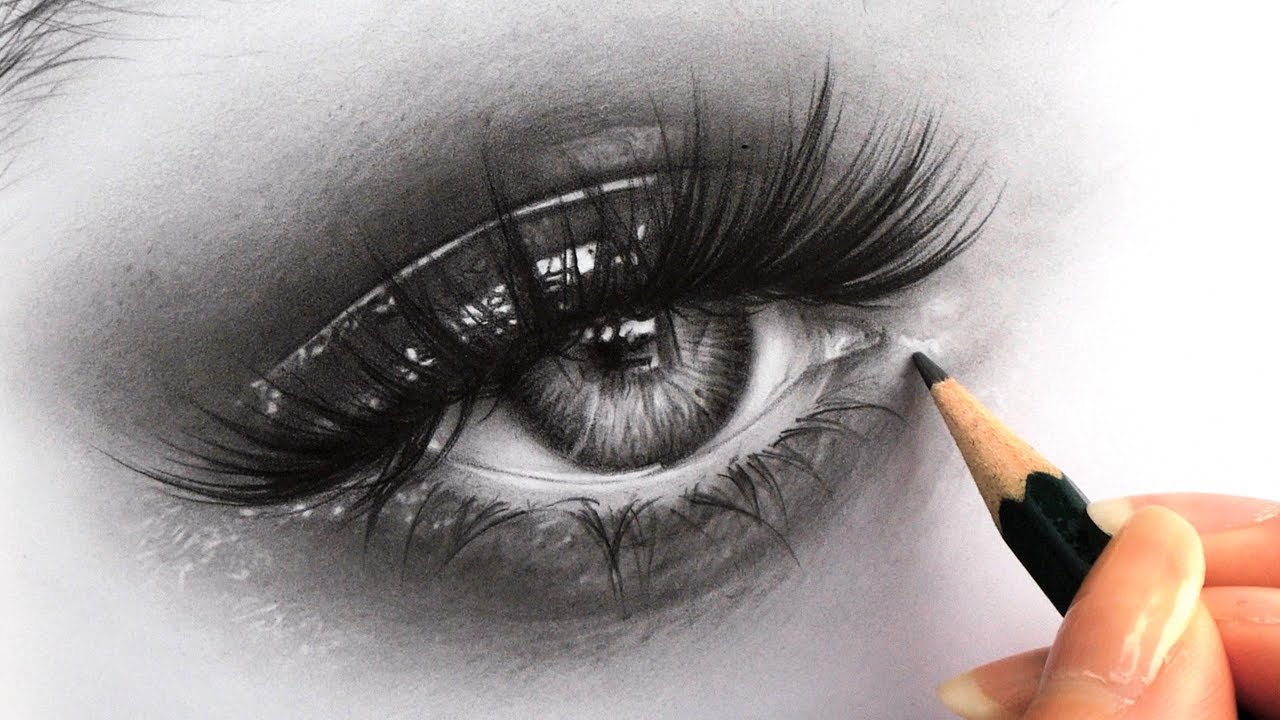 Eyelashes Drawing Stunning Sketch